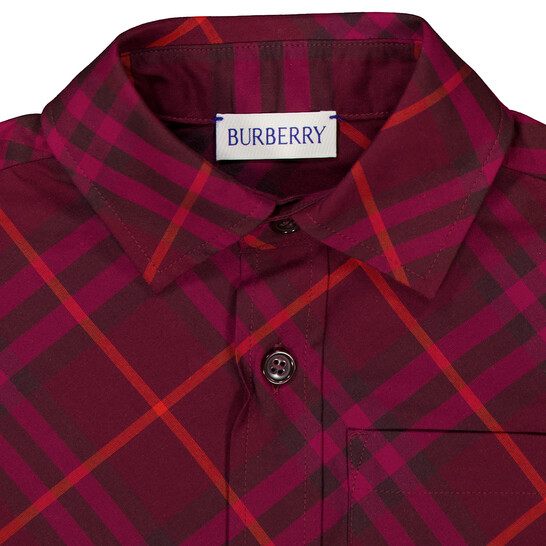 Burberry Kids Check Print Long-Sleeves Shirt, Size 3Y 8081946