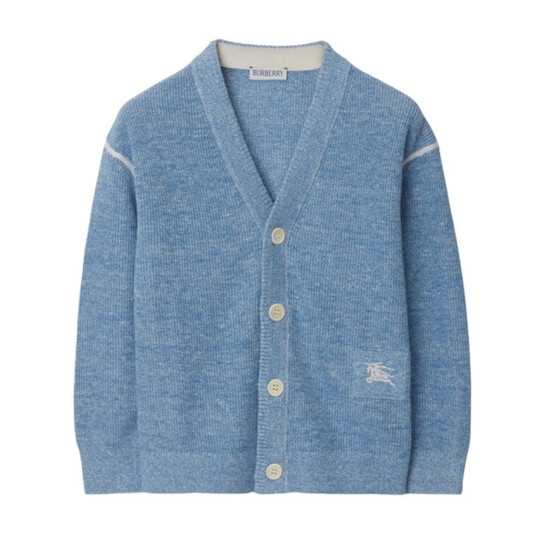Burberrys ニットケット 160cm x 220cm Burberry Kids Ekd Straight-Fit Cardigan, Size 4Y 8079297