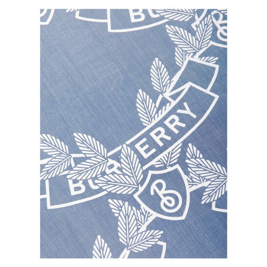 Burberry Kids Oak Motif Print Chambray Shirt, Size 8Y 8071082