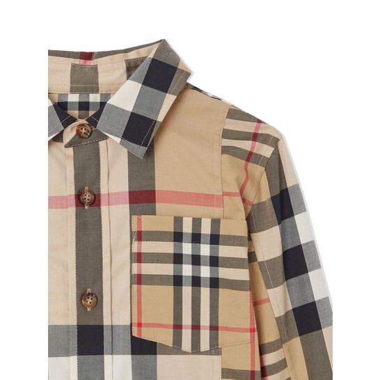 Burberry Kids Vintage Check Cotton Shirt, Size 4Y 8061467