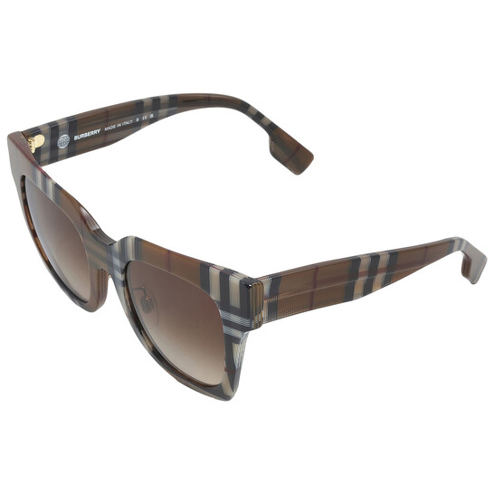 【Burberry】バーバリー★sunglasses★サングラス★ブラウン チェック スクエア サングラス (バーチブラウン) - メンズ