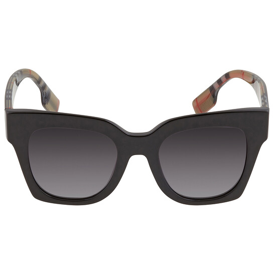 Burberry Kitty Grey Gradient Square Ladies Sunglasses BE4364