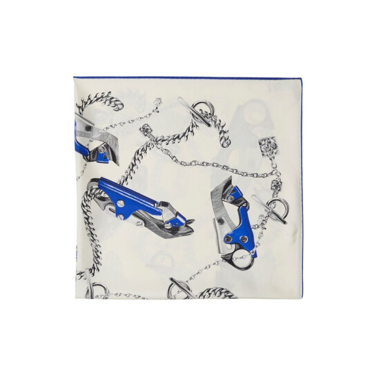 Burberry Knight Hardware Print Silk Scarf 8086748