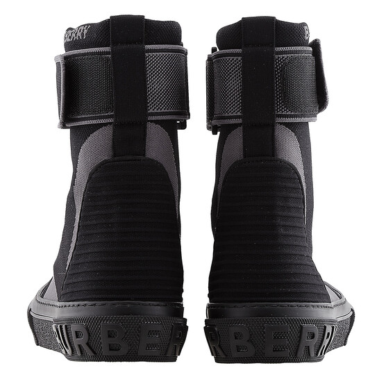 Burberry Knitted Sub High-Top Sock Sneakers, Brand Size 49  display picture 1