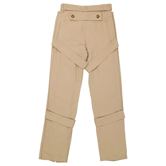 Burberry Ladies Amelia Honey Cargo Pants With Exaggerated