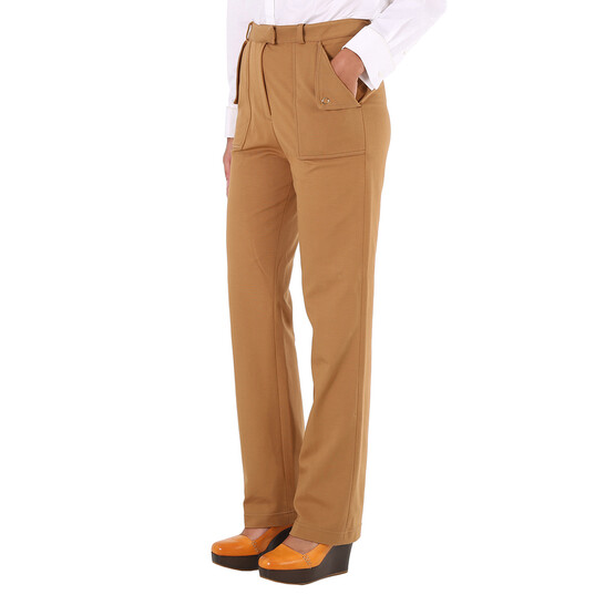 Burberry Ladies Biscuit Pocket Detail Jersey Tailored