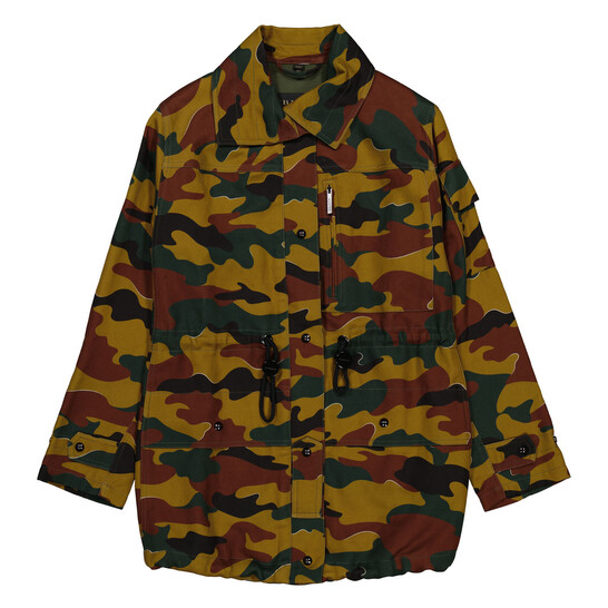 Burberryクマ柄ジャケット Burberry Shearling Jacket With Floral Print - Jackets