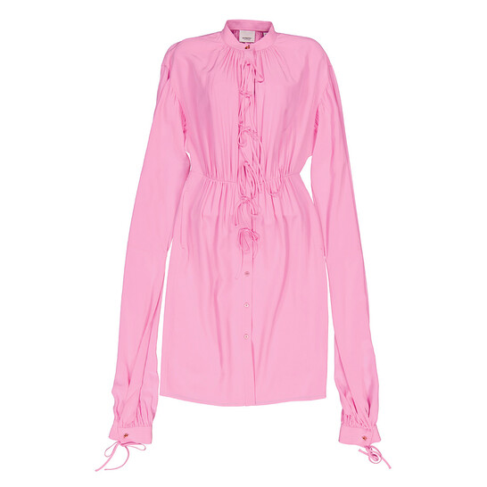 Burberry Ladies Bubblegum Pink Joyce Silk Dress, Brand Size 8 (US