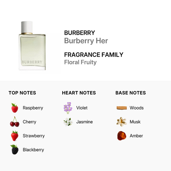Burberry Ladies Burberry Her EDT Spray 3.38 oz (Tester) Fragrances