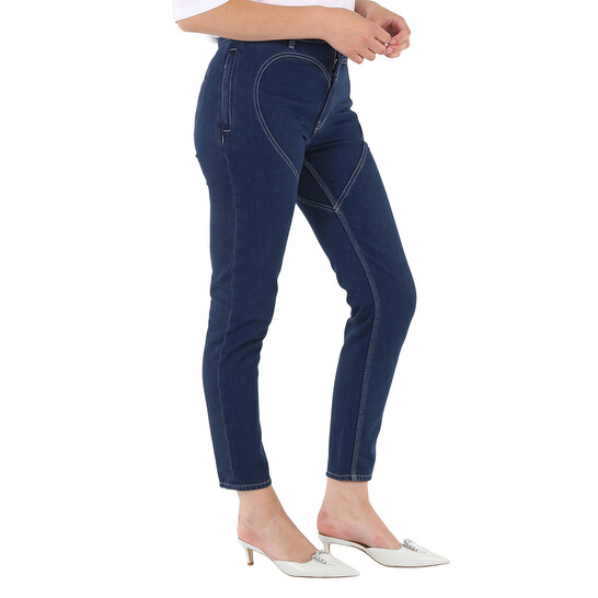 デニム・ジーパン BURBERRY Women Denim Pants 8101680 C1765 BLUE Burberry - DENIM TROUSERS | HBX - Globally Curated Fashion