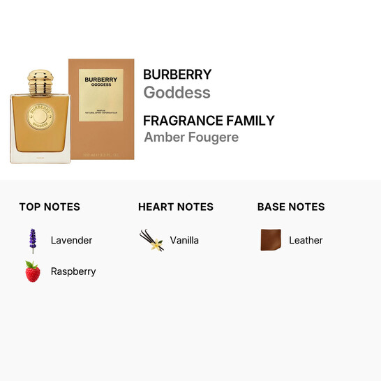 Burberry Ladies Goddess Parfum 3.4 oz Fragrances 3616305271563