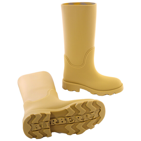 Burberry Manilla Marsh Slip-On Rain Boots, Brand Size 38 (US