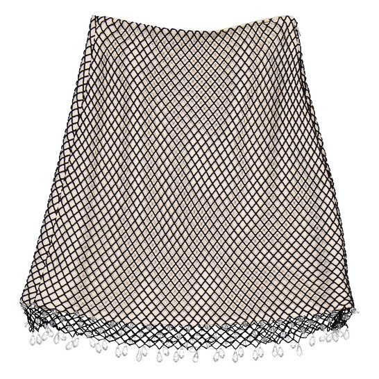 スカート BURBERRY Embroidered Wool Blend Mini Skirt Burberry Embroidered wool blend mini skirt - Checked | Wanan