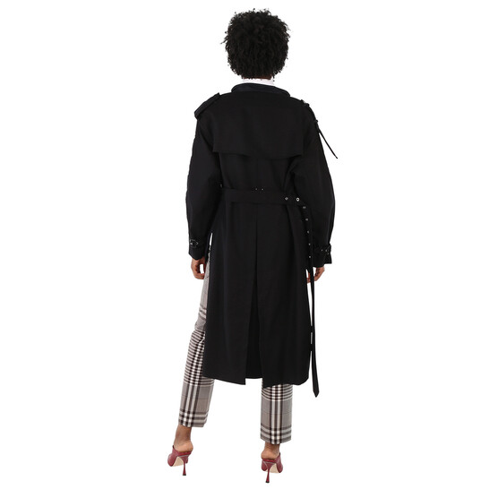 【BURBERRY】QUILTED NYLON COAT Burberry Quilted Nylon And Cotton Coat With Detachable Hood