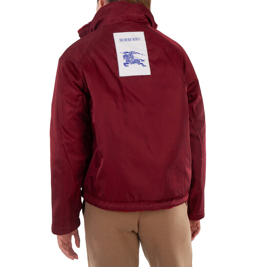 Burberry Ladies Reversible Checked Fleece Bomber Jacket