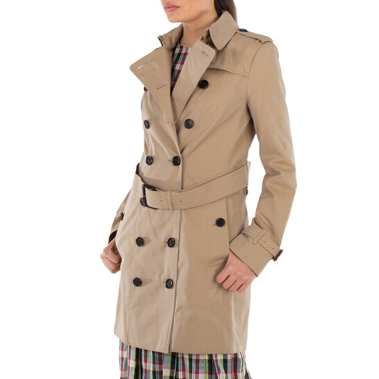 Burberry Ladies Sandringham Mid-length Trench Coat, Brand Size