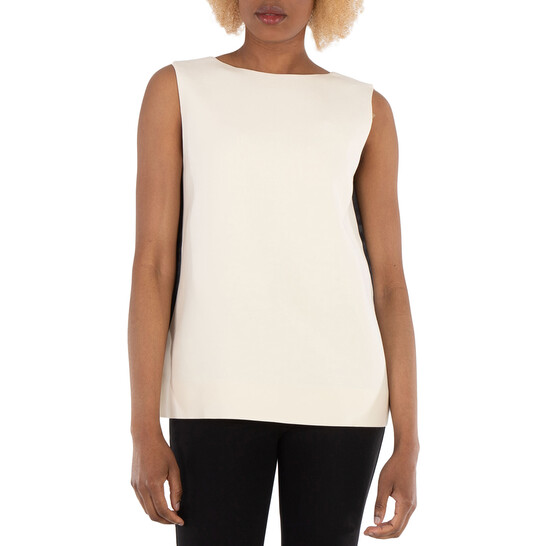 burberry レディース トップス Burberry Ladies Black Crewneck Flared Sleeved Top, Size