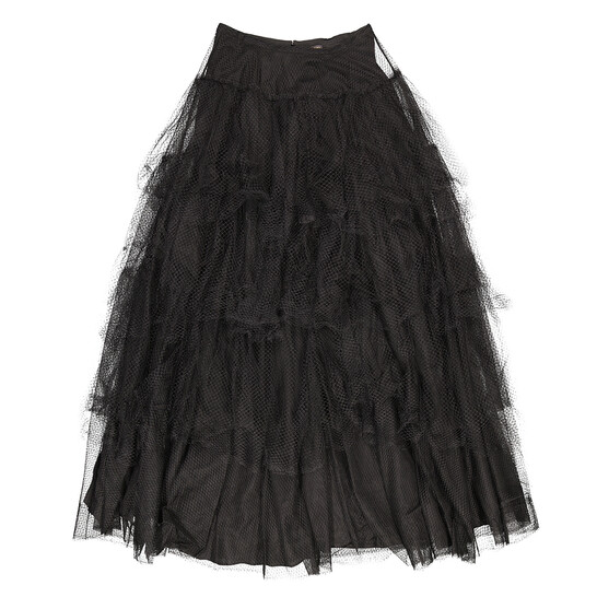 スカート Burberry Black Crepe Skirt FF125BD1-12DE-41C5-87EA-