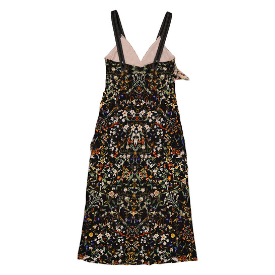 Burberry Ladies Sloane Floral Print Silk Slipdress, Brand