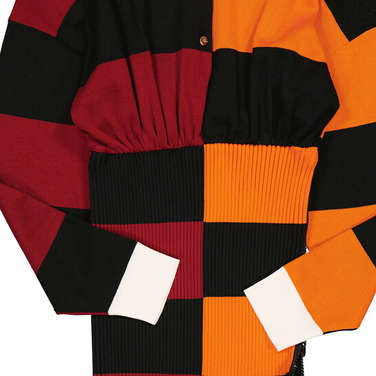 Burberryストライプ入りジャージトップス 27670C66-201B-4C71-8A0B-