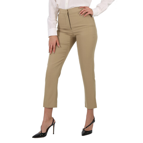 パンツ BURBERRY Woman Pants Beige 8110717 Burberry - Cotton trousers Beige - The Corner