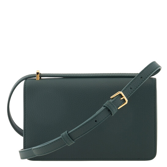 Burberry Ladies Vine Grainy Leather Mini TB Bag 8074080