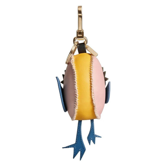 Burberry Larch Yellow Derek The Bird Leather Charm 8001392
