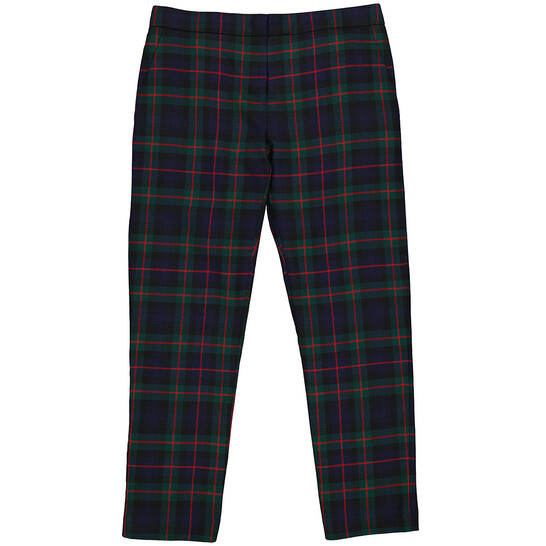 Burberry Leamington Plaid Print Pants, Brand Size 6 (US Size