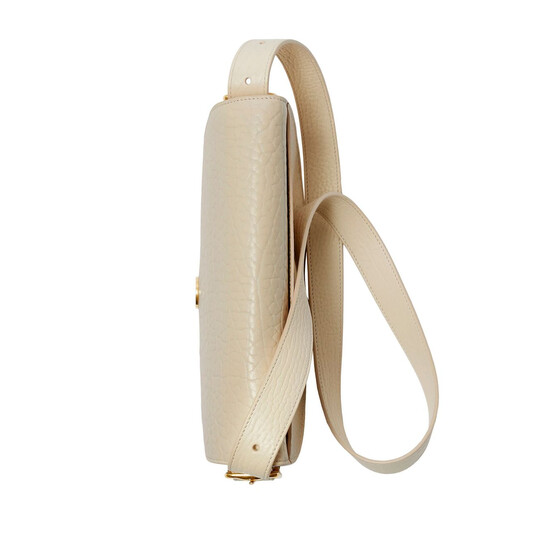 【送料&関税込】Burberry Small chess Ivory Leather Bag Burberry Small 'chess' Ivory Leather Bag | italist