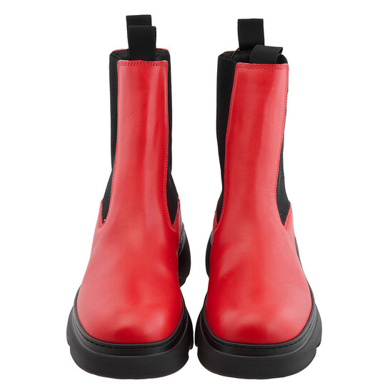 Burberry Leather Creeper Chelsea Boots in Pillar, Brand Size 41