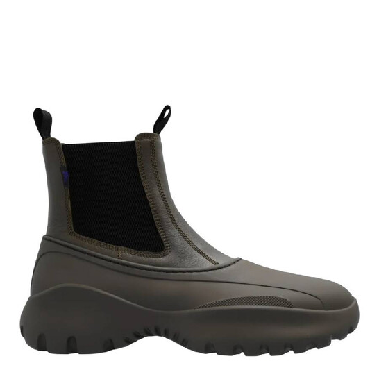 Burberry Leather Scoot Chelsea Boots, Brand Size 42 ( US