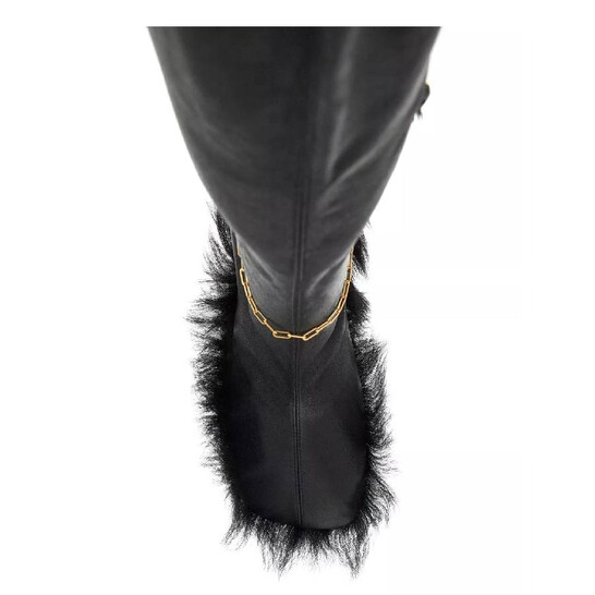 Burberry Leather Slinky Legging High Boots, Brand Size 37