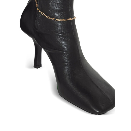 Burberry Leather Slinky Legging Low Boots, Brand Size 37