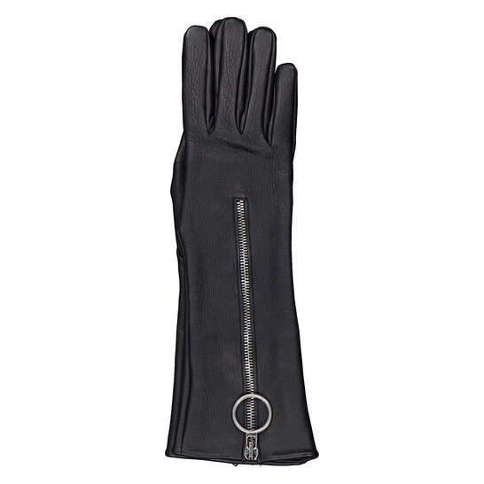 Burberry Leather Zip Gloves, Size 7.5 8096649 - Jomashop