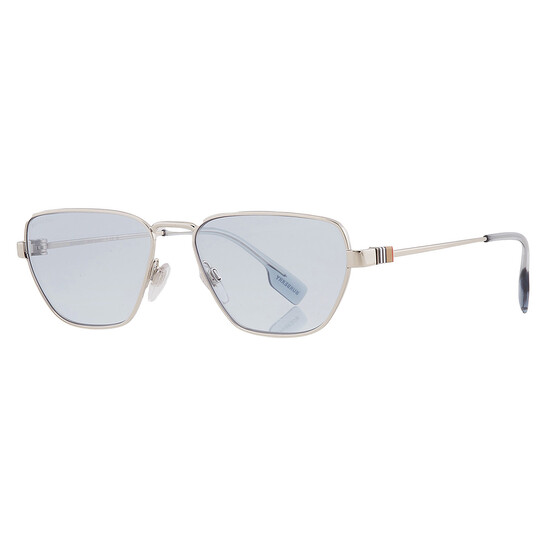 Burberry Light Blue Irregular Men's Sunglasses BE3146 100572