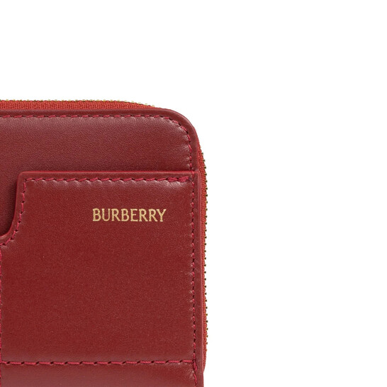 Burberry Logo-Embossed Calf Leather Wallet 8095359