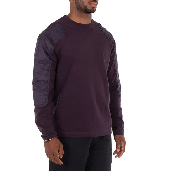 【人気】Burberry Panelled Cotton Top ロンT L Burberry Long Sleeve Panelled Cotton Top, Size Small 8077530