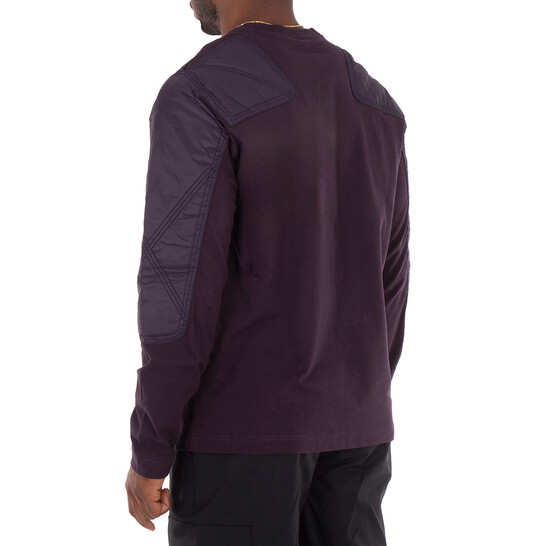 【人気】Burberry Panelled Cotton Top ロンT L Burberry Long Sleeve Panelled Cotton Top, Size Small 8077530