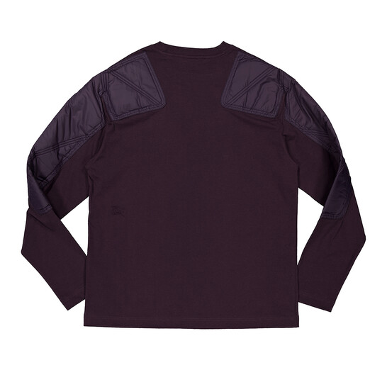 【人気】Burberry Panelled Cotton Top ロンT L Burberry Long Sleeve Panelled Cotton Top, Size Small 8077530