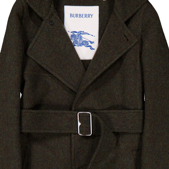 Burberry Long Sleeve Wool Cashmere Jacket, Brand Size 4 ( US Size