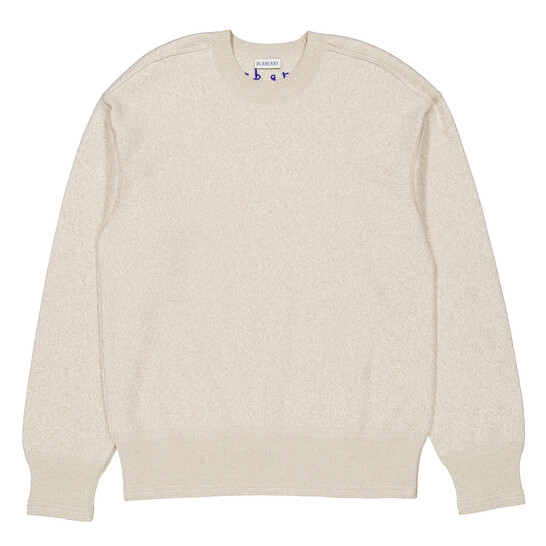 Burberry Long Sleeves Wool Sweater, Size Medium 8076107 Clothing