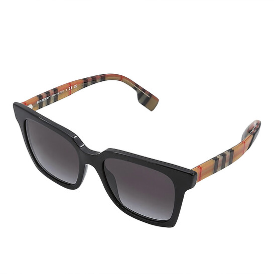 Burberry Maple Gray Gradient Square Ladies Sunglasses BE4335