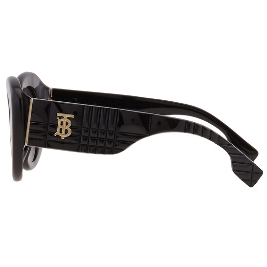 Burberry Margot Dark Grey Oval Ladies Sunglasses BE4370U  display picture 1