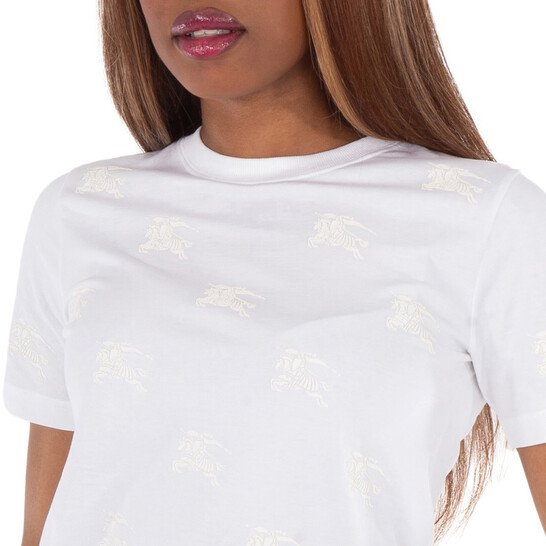 Burberry Margot EKD Print Cotton T-shirt, Size XX-Small