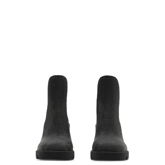 Burberry Marsh Round-Toe Ankle Rain Boots, Brand Size 35