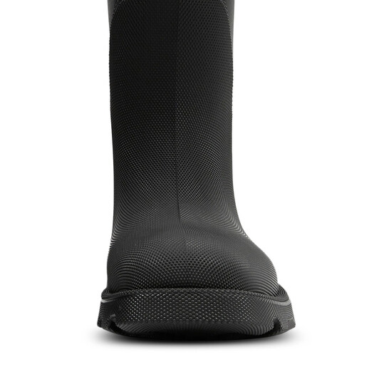 【関税込み】Burberry グリーン ラバー Marsh ロングブーツ Burberry Marsh Checked Rubber Boots | Green | FARFETCH