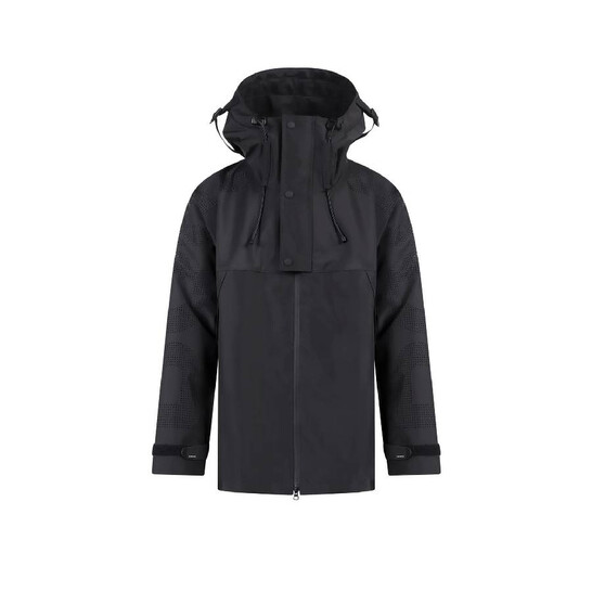 BURBERRY ロゴプリント アウター 黒 サイズ38 Burberry Men's Black Ashford Perforated Logo Lightweight