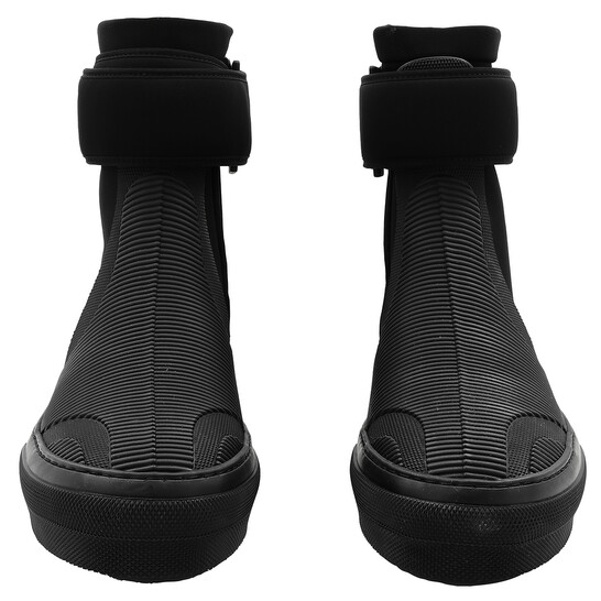 n*d様 Burberry ハイカットスニーカー ブラック Burberry Men's Black Sub High-Top Sneakers, Brand Size 48