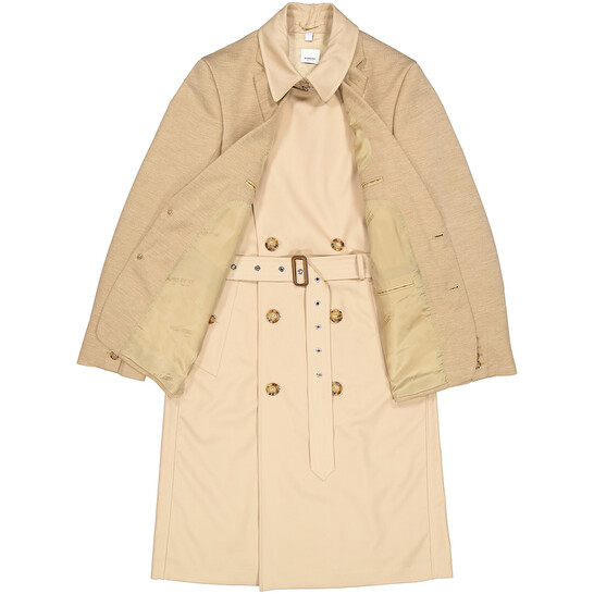 Burberry トレンチ　38 BURBERRY バーバリー トレンチコート ミドル丈 サイズ38 BURBERRY