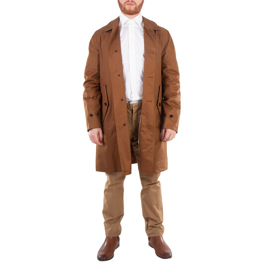 Burberry Men's Dark Birch Brow Clapham Cotton Gabardine